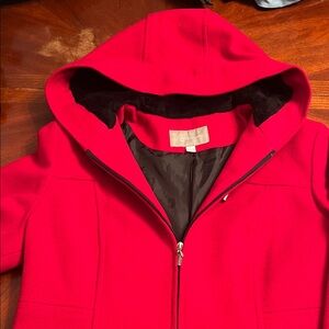 Croft & Barrow Women's Vibrant Red Pea Coat